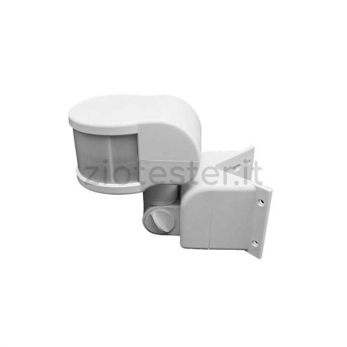 Sensore di movimento PIR a infrarossi e crepuscolare IP44