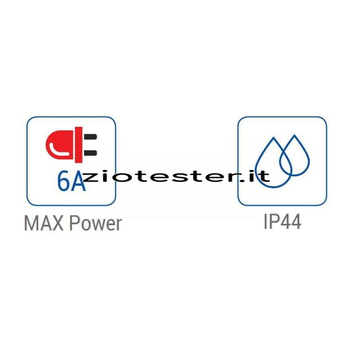Sensore crepuscolare da parete IP44-info