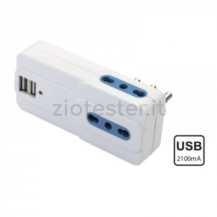 Adattatore da muro con usb