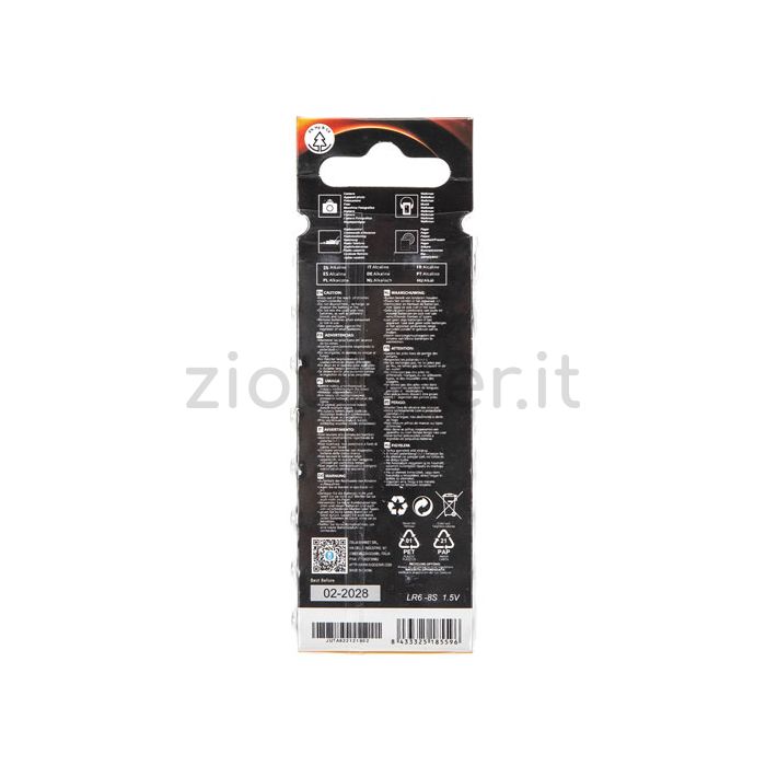 Aigostart Batteria Alcalina LR6 AA 1.5V
