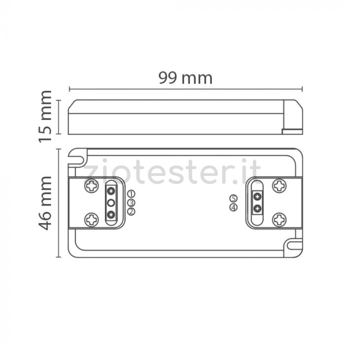alimentatore per led
