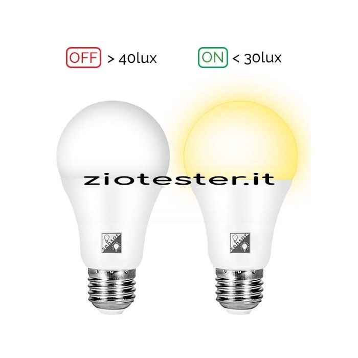 Lampadina Sensore Crepuscolare