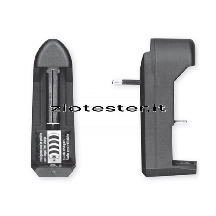 Caricabatteria per batterie 18650 al litio