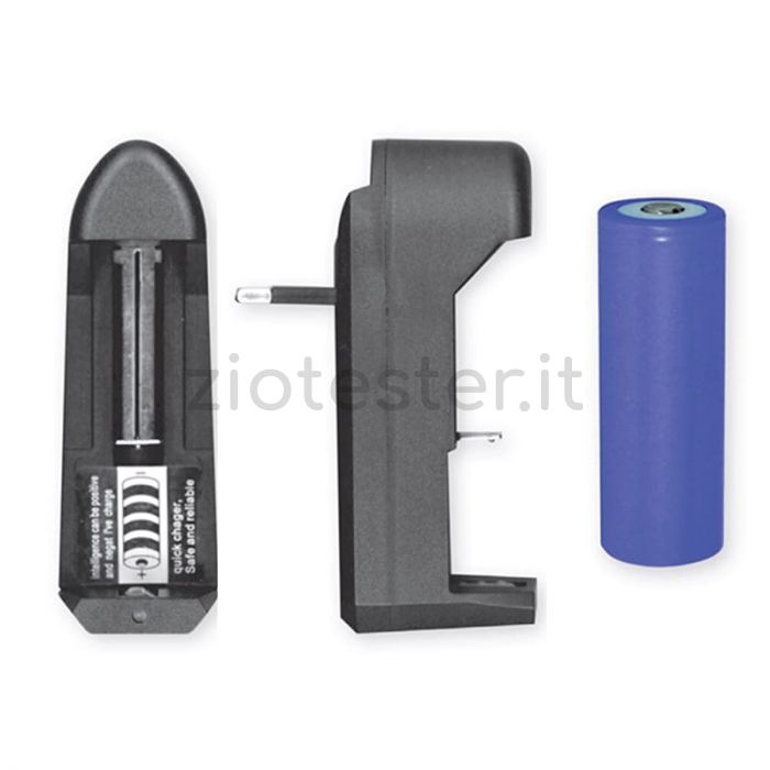 Caricabatteria per batterie 18650 al litio-b