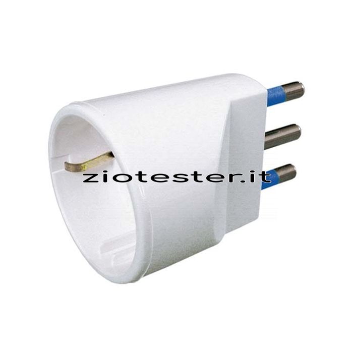 V-TAC Adattatore Multipresa 2 Prese Laterali 10/16A 2P T Bipasso 1 16a 2p Schuko Interruttore Spina 10a 2p Rotabile P 249126 - Foto 6