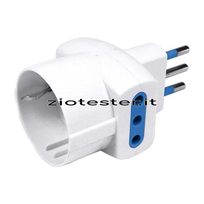 Adattatore 3 Uscite Spina Presa e Schuko