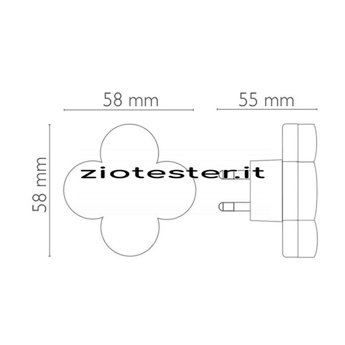 Luce Notturna dimensioni