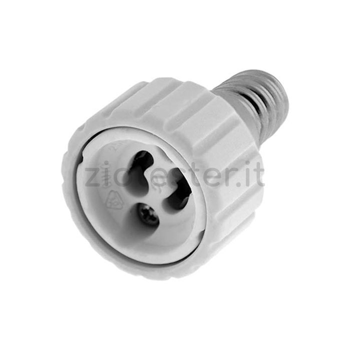 Adattatore portalampada E14/GU10
