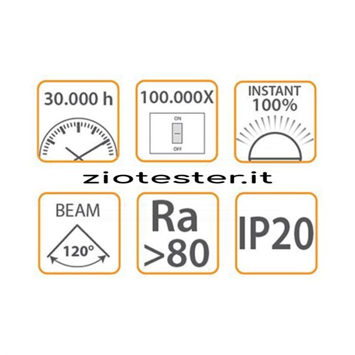 Barra LED magnetica con sensore di movimento PIR 1,0W-info3