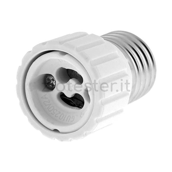 Adattatore portalampada E27/GU10