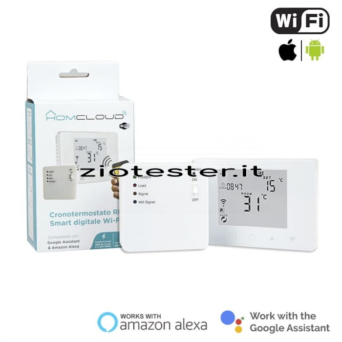 Cronotermostato Wi-Fi Plikc Neve Pro W - Dual Band, Compatibile Con Alexa - Per Riscaldamento E Raffreddamento - Foto 7