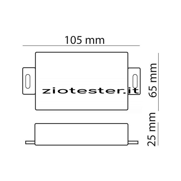 Amplificatore 12V-24V per strisce LED RGB