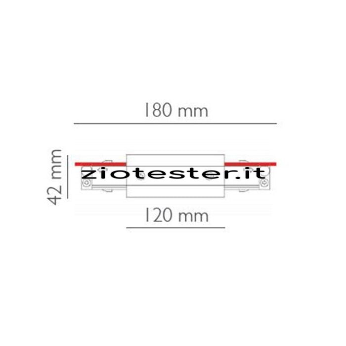 Connettore lineare per binario Track Light