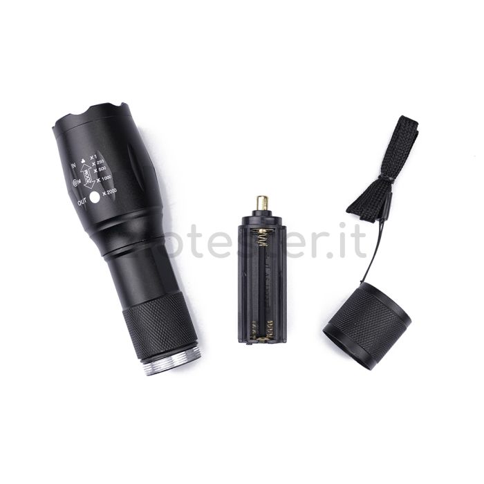 Torcia led smontata