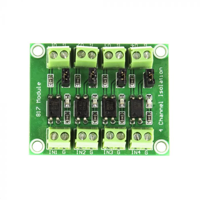 PC817 Modulo Optoaccoppiatore 4 Canali - Isolamento Elettrico E Convertitore Di Tensione 3.6-30V