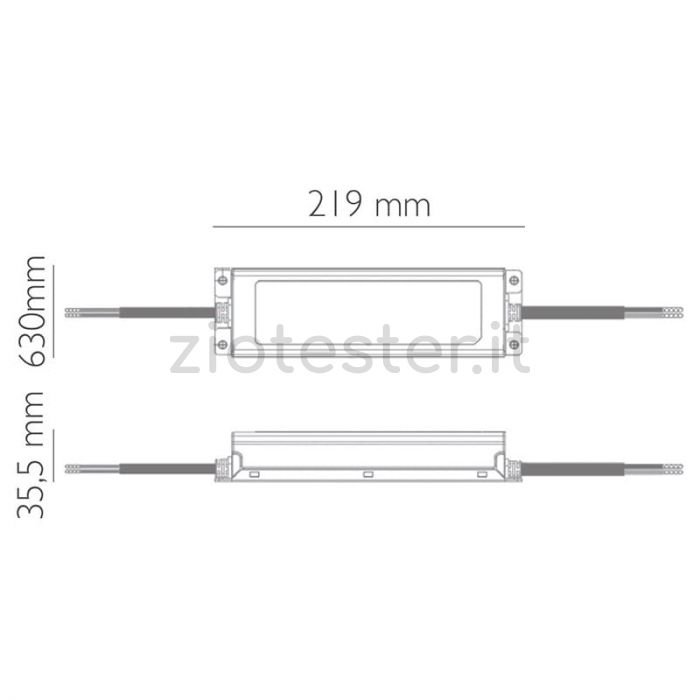 Alimentatore Driver per LED 24V 150W professionale-tec