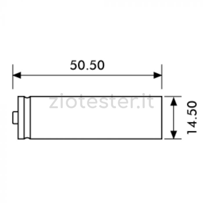 Panasonic Eneloop Pro Batteria AA Ricaricabile misure