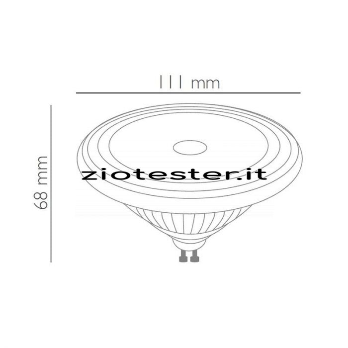 Lampada LED da incasso 28W Equivalente a 100W AR111-tec