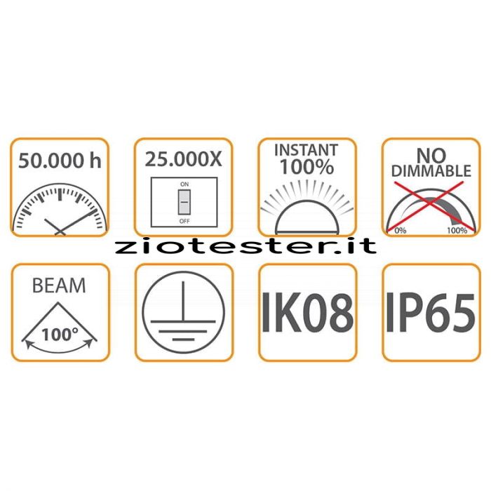 Lampione LED da esterno 60W-info