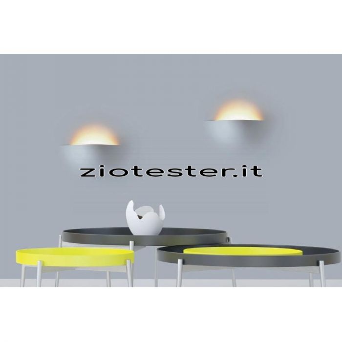 Portafaretto in gesso GYPSUM Wall G9-info2