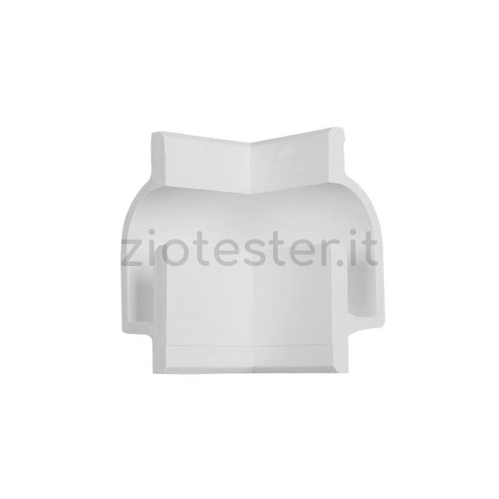 Struttura raccordo angolare da incasso per Strip LED