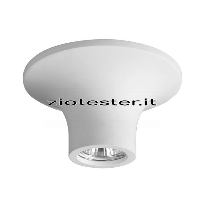 Portafaretto in gesso GYPSUM H GU10