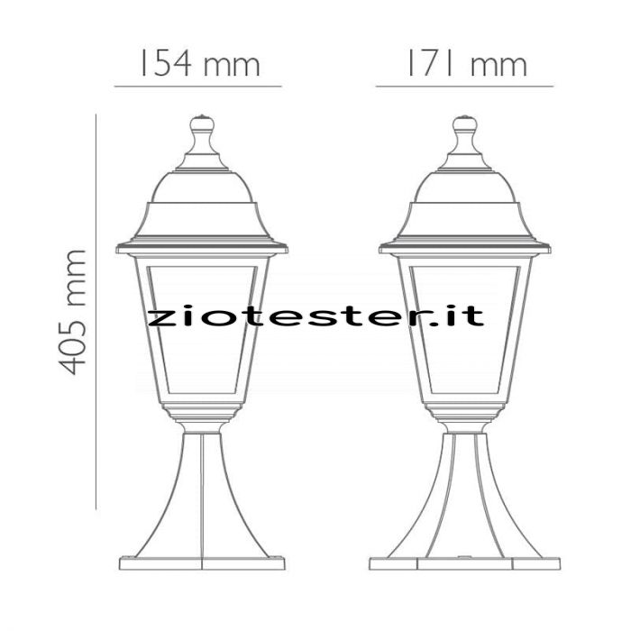 Lampada da esterno ZEUS 2-tec