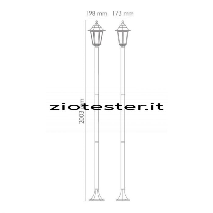 Lampada da esterno POSEIDONE 4-tec