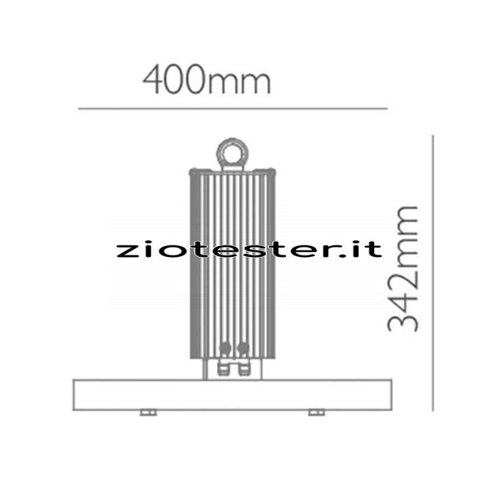 Faro LED High Bay 200W dimensioni