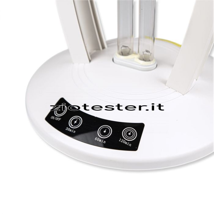 Lampada Sterilizzatrice UVC 38W pulsanti