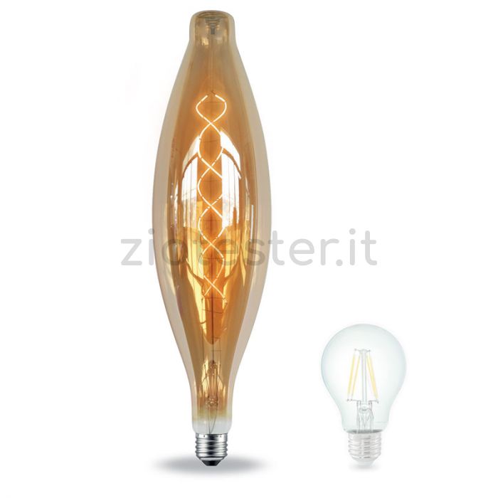 Lampadina LED E27 Filament Decorative 8W