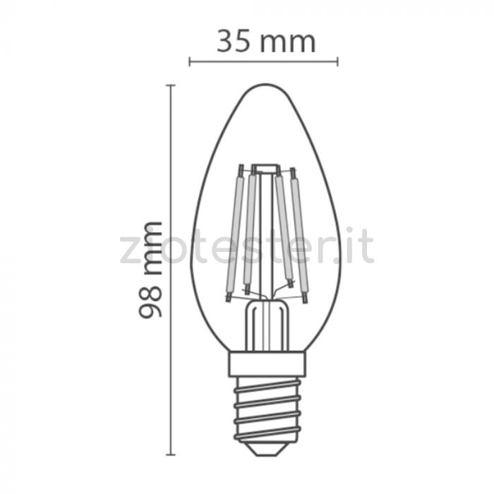 LED E14 Dimmerabile