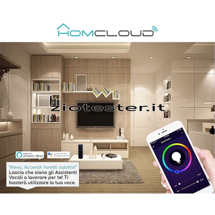 Lampadina LED E14 Smart WiFi RGB ambienti