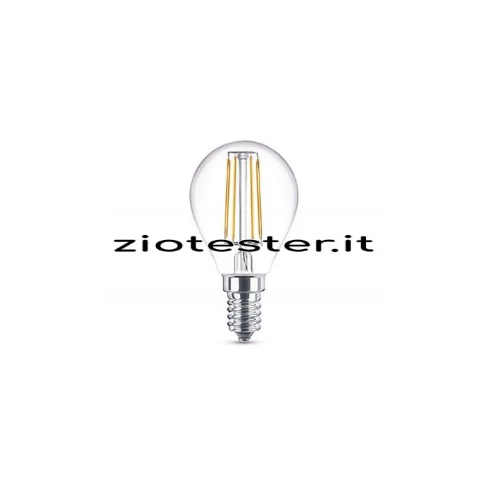 Lampadina LED Filament Clear Sfera 4W Equivalente a 25W E14
