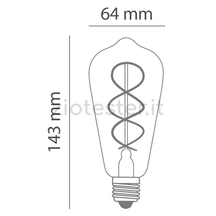LED Filament ST64 Decorative