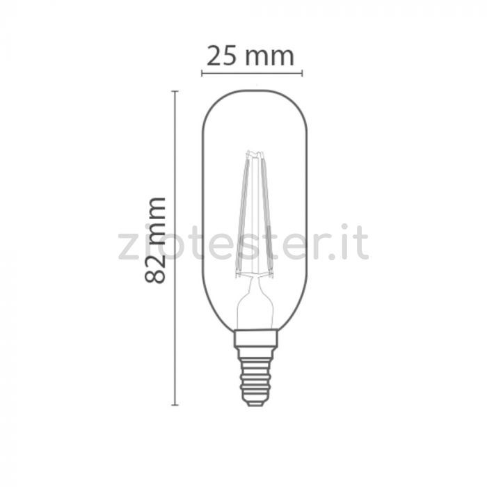 lampadina led t25 tubolare

