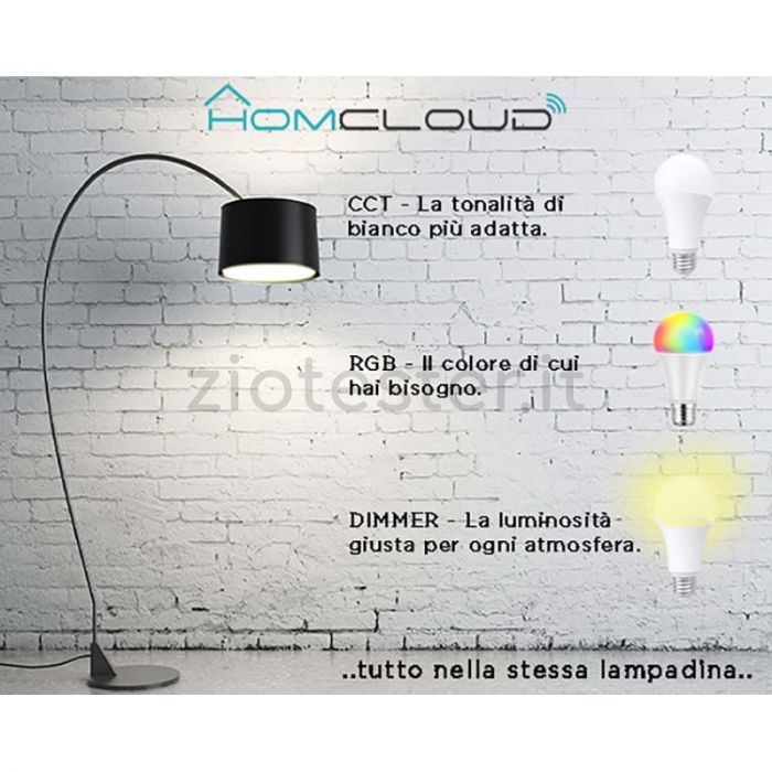 Lampadina LED E27 RGB Smart WiFi 11W modello