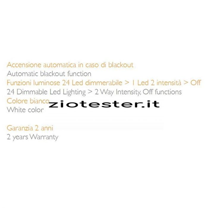 Torcia LED d'emergenza ricaricabile Emergency Light_info1