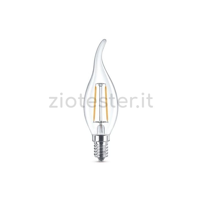 Lampadina a LED Filament Clear Wind Twisted 6W equivalente 60W E14