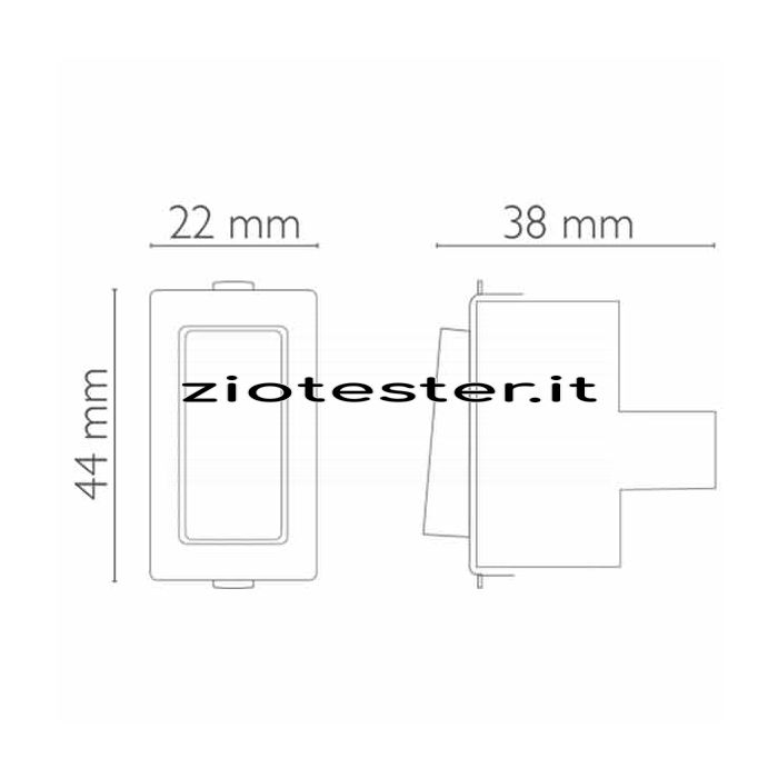 Interruttore Unipolare Serie Classic Dimensione