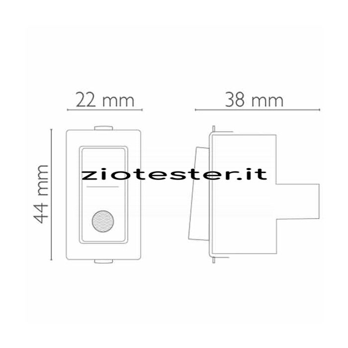 Pulsante Serie Classic Dimensione