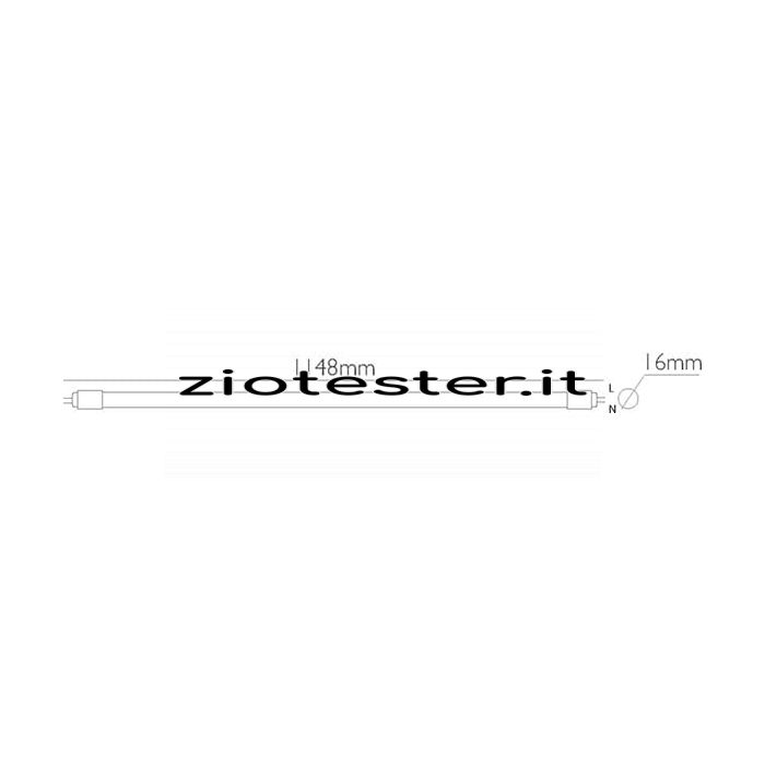 Tubo in Vetro LED Tube 18W dimensioni