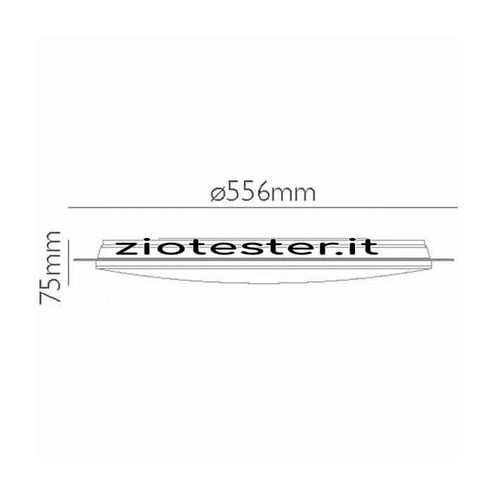 Plafoniera LED Ceiling Light 60W dimensioni