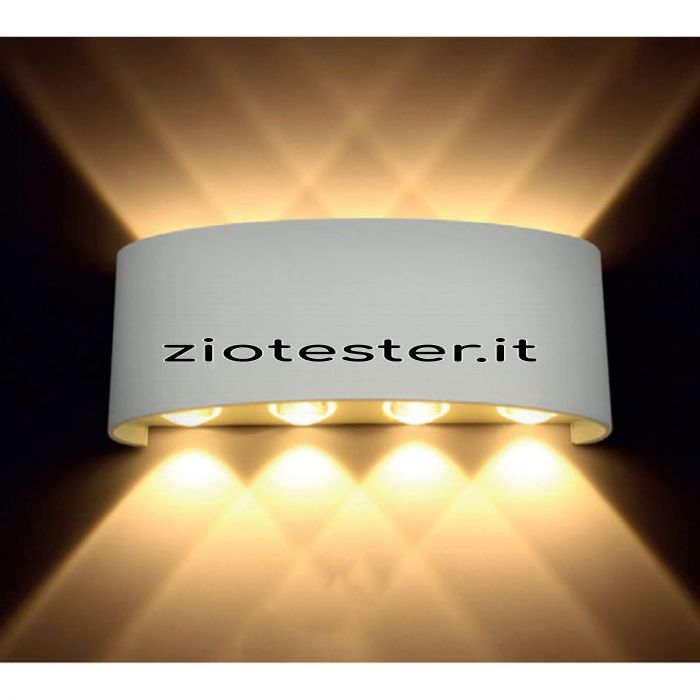 Lampada LED da parete Solari 8W Waterproof-info2
