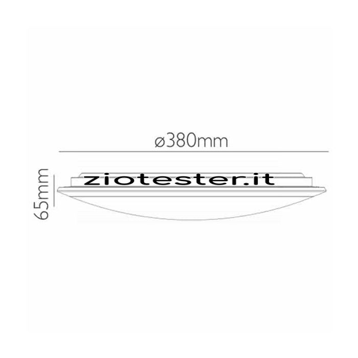 Plafoniera LED Ceiling Light 22W dimensioni