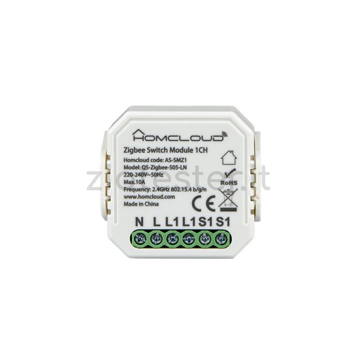 Modulo Smart WiFi Interruttore ad 1 canale con tecnologia Zigbee