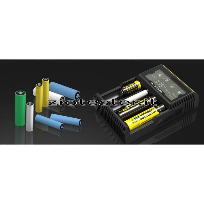 Nitecore Digicharger D4 - batterie compatibili
