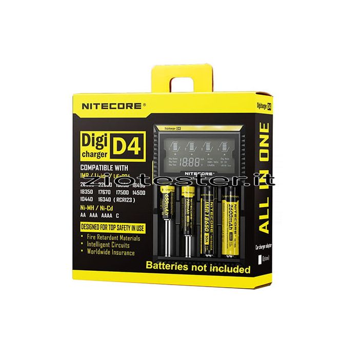 Nitecore Digicharger D4 Caricabatterie