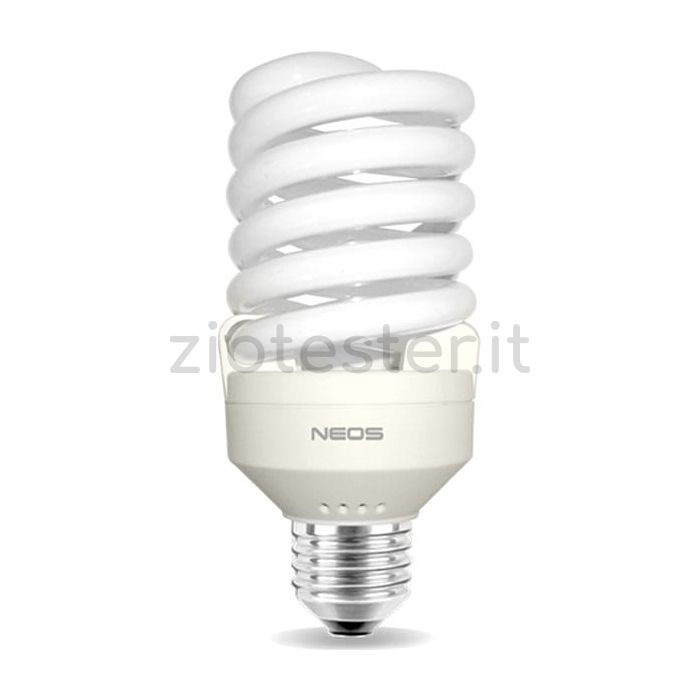 Lampadina Fluorescente Spiral E27 23W equivalente a 98W