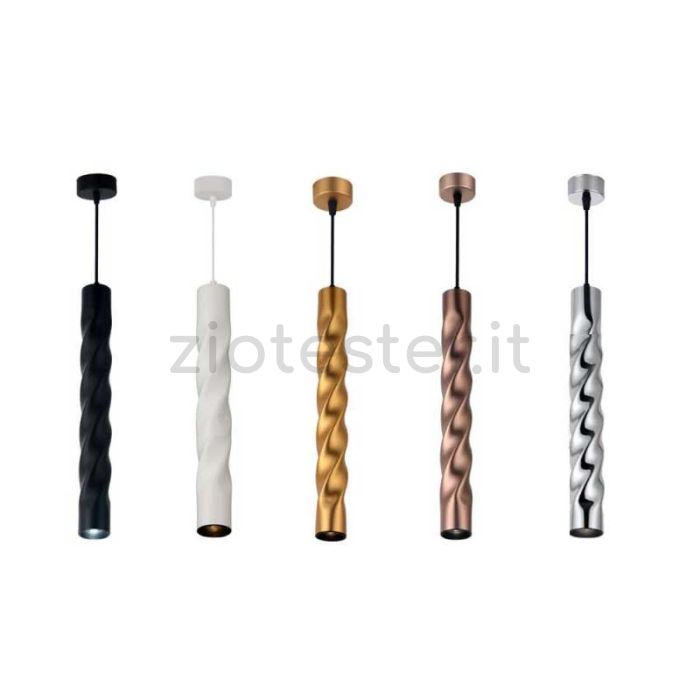 Pendel HANGING FIXTURE per Lampadina LED con attacco GU10  - Colori